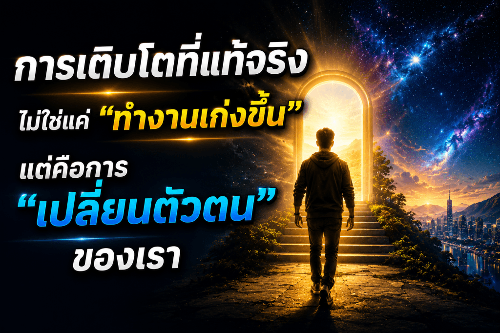 real personal growth is not productivity but to transform yourself