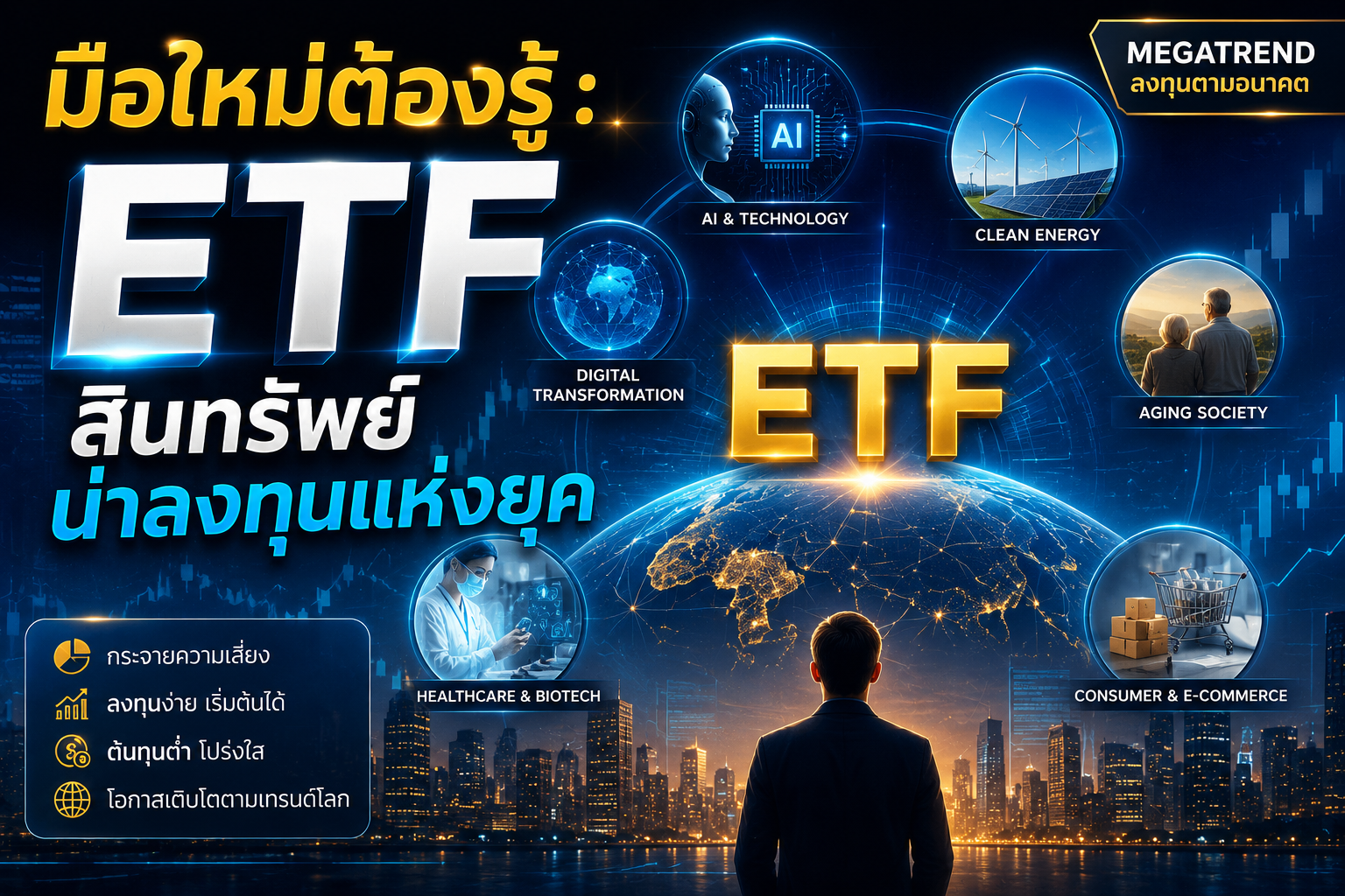 มือใหม่ต้องรู้: ทำไม ETF ถึงเป็นสินทรัพย์ที่น่าลงทุนแห่งยุคนี้