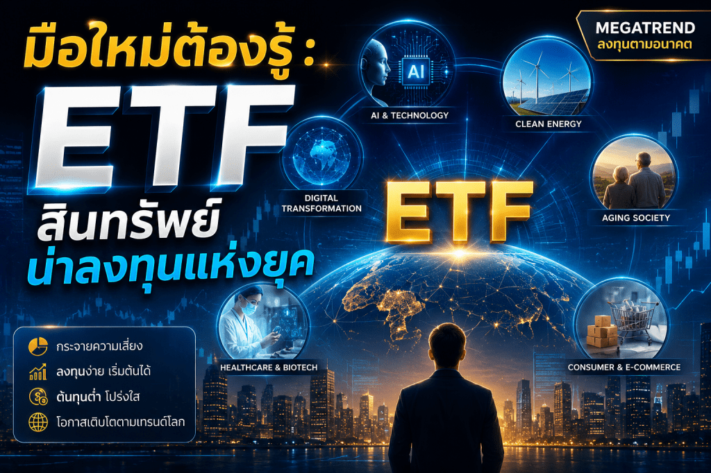 มือใหม่ต้องรู้: ทำไม ETF ถึงเป็นสินทรัพย์ที่น่าลงทุนแห่งยุคนี้