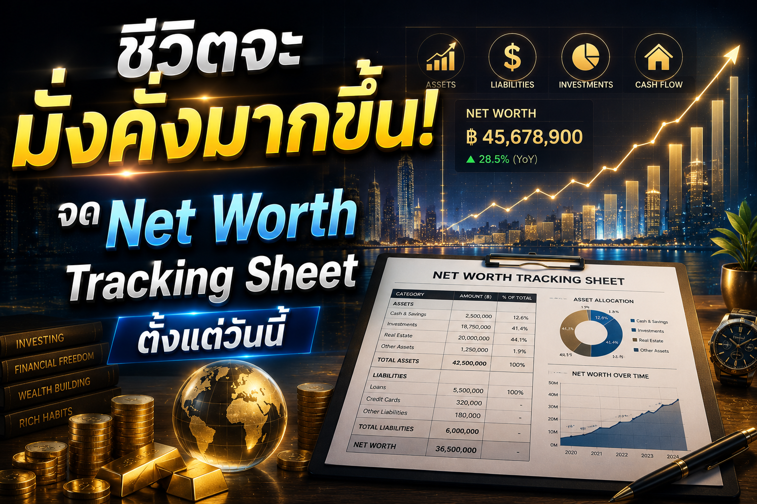 Net Worth Tracking Sheet T Harv. Eker
