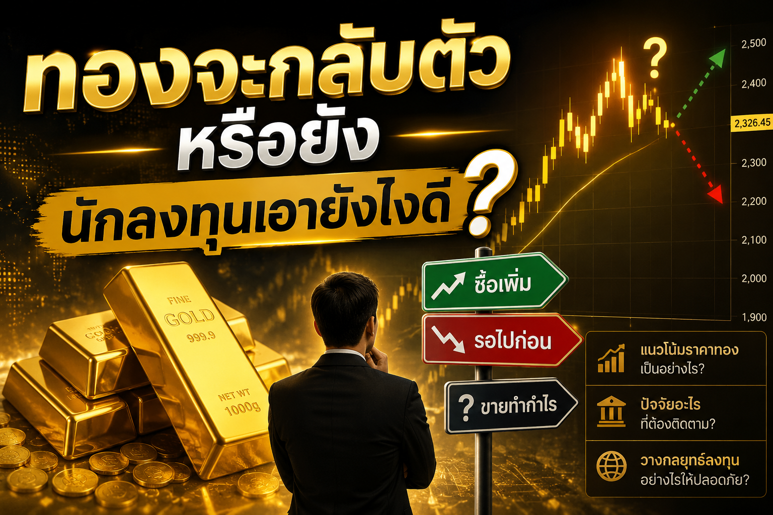 EP12 : ทองคำจะกลับตัวหรือยัง เอาไงดี
